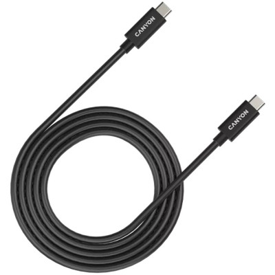 Дата кабель USB-C to USB-C 2.0m UC-42 5A 240W(ERP) E-MARK,black Canyon (CNS-USBC42B) Вінниця - фото 1