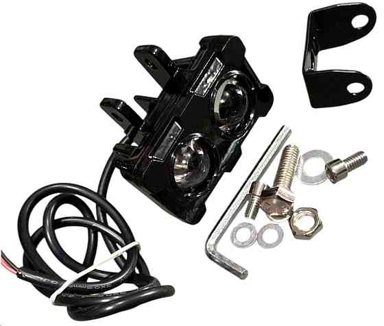 Фара дополнительного света LED 20REC прямокутна білa с жовтим, 2 лінзи, чітка СТГ 70*38*52mm 12-65V, 18W 2000Lm Мукачево