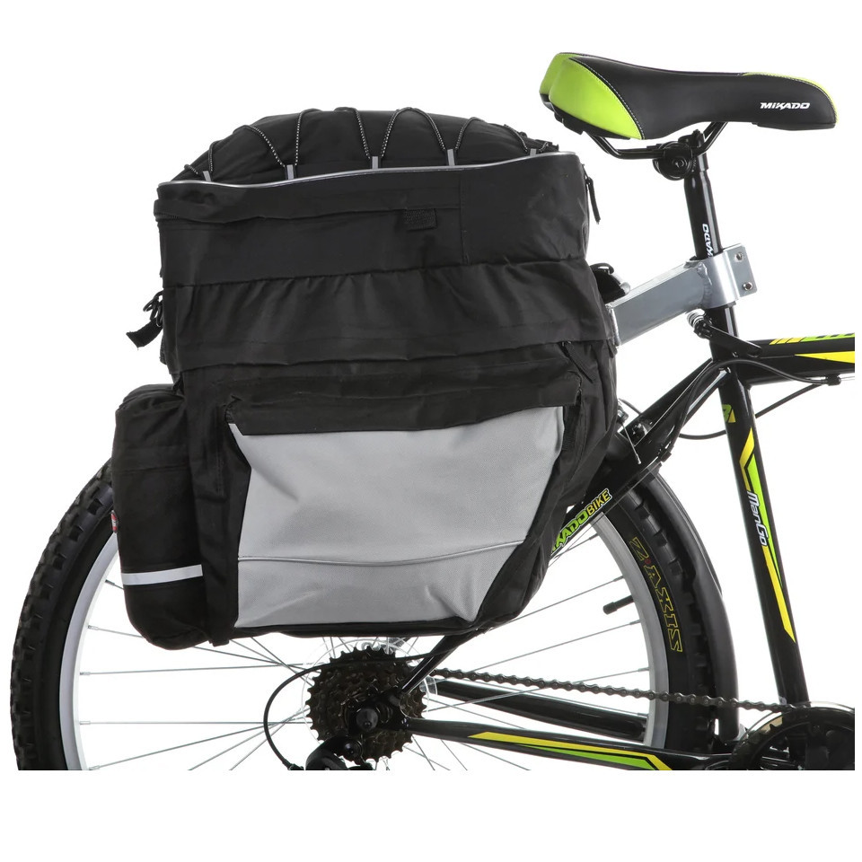Сумка на багажник велосипеда 43 л, сумка-штани велоштани з дощовиком Бровари - фото 5