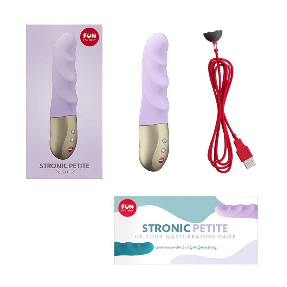 Мініпульсатор Fun Factory STRONIC PETITE pastel lilac, 8 режимів, підходить для початківців Sex Aura Київ - фото 7