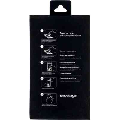 Стекло защитное Grand-X Apple iPhone 14 Pro 9D black (AIP14PR9D) Винница