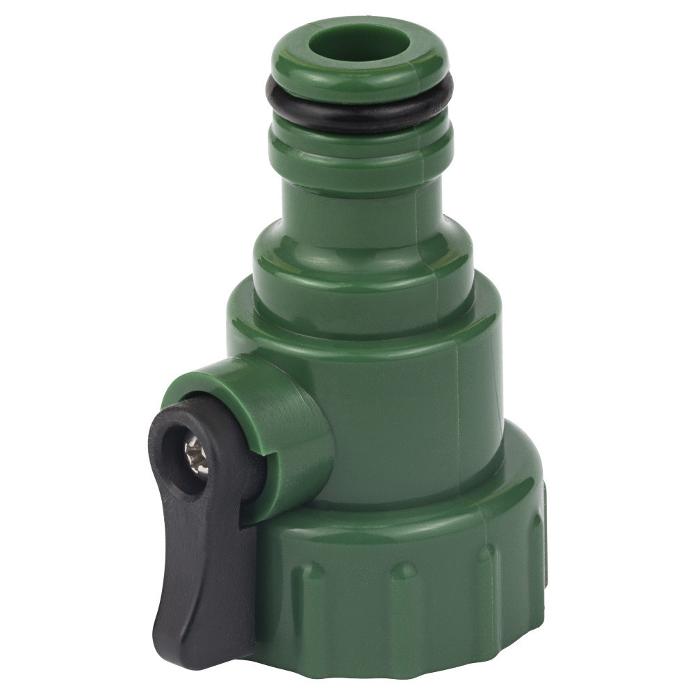 Кран запірний в/р 3⁄4" з адаптером на конектор 1⁄2" (ABS) GRAD (5016985) Київ - фото 2