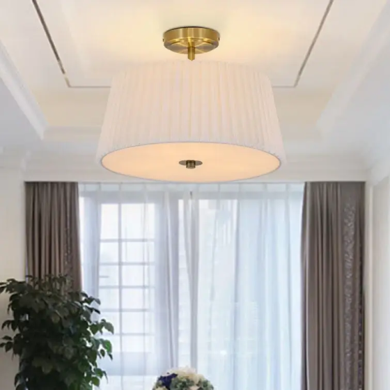 Світлодіодна люстра Вітряна 8932 (Золота) Вінниця