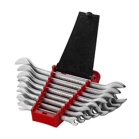 Набір ріжкових ключів INTERTOOL HT-1002, 8 шт., 6-22 мм Cr-V - набір ключів з антикорозійним покриттям Львів