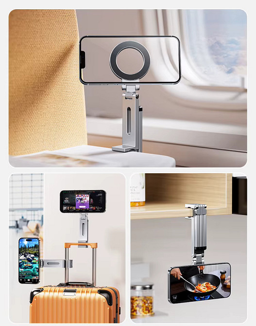 Держатель для телефона на стол мини штатив магнитный MagSafe AC Prof E01S Киев - изображение 2