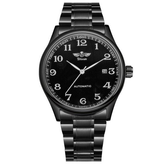 Чоловічий наручний годинник Winner Handsome (Чорний) Київ - фото 3