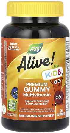 Мультивітаміни для дітей Nature`s Way Alive! Multi-Vitamin 90 жев таб фрукты Київ