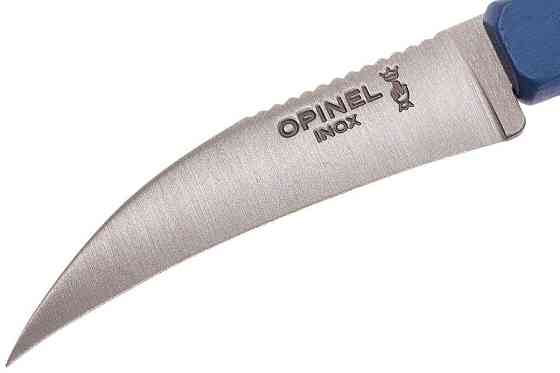 Кухонный Нож изогнутый для очистки овощей и фруктов Opinel No.114 