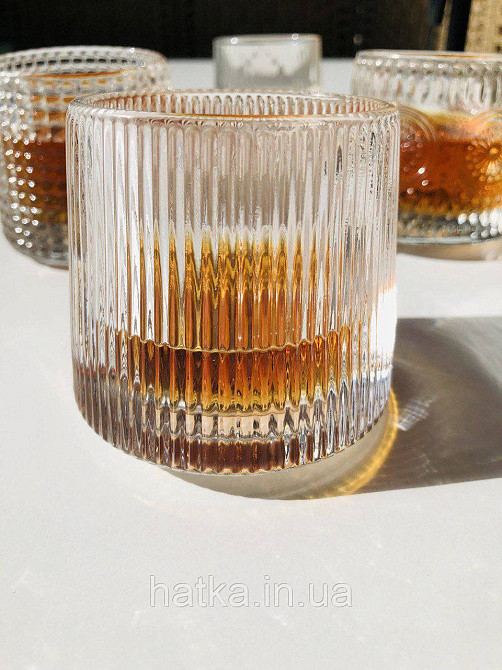 Набір склянок OLens "Ланцелот" 170 мл 6 шт 7х7,5 см товсте скло для дому та ресторанів 102-308 Київ - фото 4