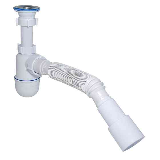 Сифон Waterstal А-3202  під умивальник з гофрою 1 1/4″  40/50 Тернополь
