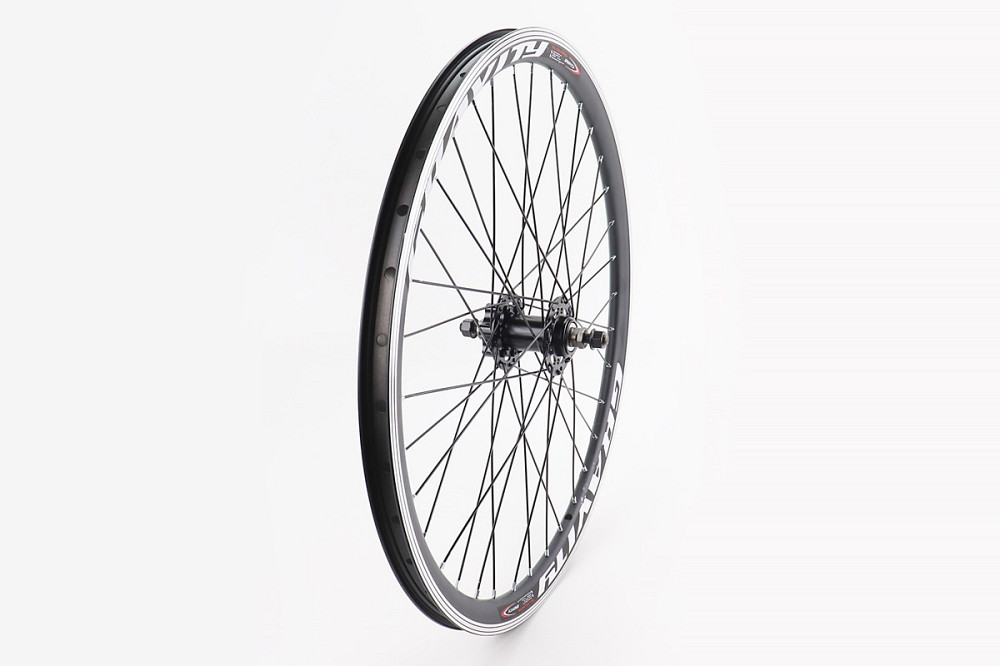 Колесо 24" переднє Disk-brake, обід алюмінієвий, втулка 14Gx36H, кріпл. гайка, "GRAVITY" (можл. подряпини) Київ - фото 2