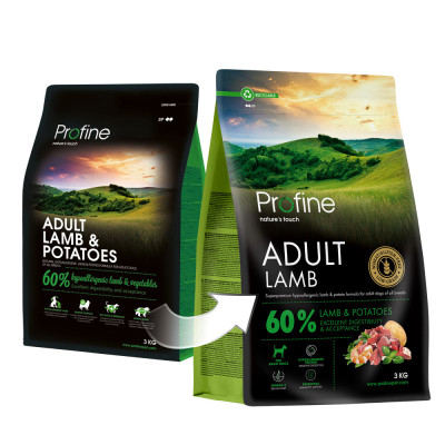 Сухий корм для собак Profine Lamb and Potatoes для дорослих собак всіх порід 3 кг (8595602570164) Вінниця - фото 4