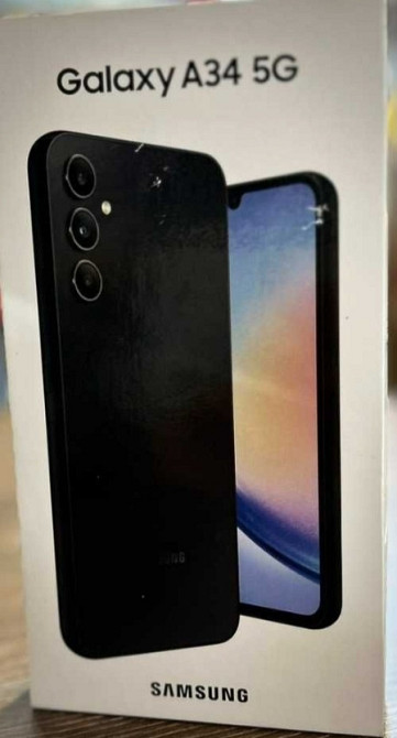 Смартфон: Samsung Galaxy A34 6/128Gb. ( SM-A346B) Black , Light Green. Киев - изображение 2