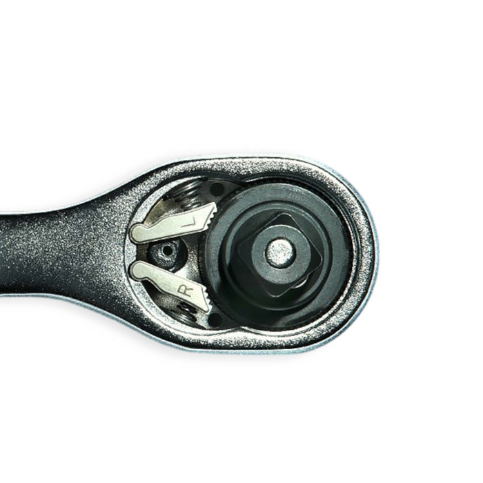 Набір інструменту 1/4" 46 шт, 4-14 мм з тріщ., подовжує., кардан, отв.-вороток, біти Storm Мукачево - фото 3