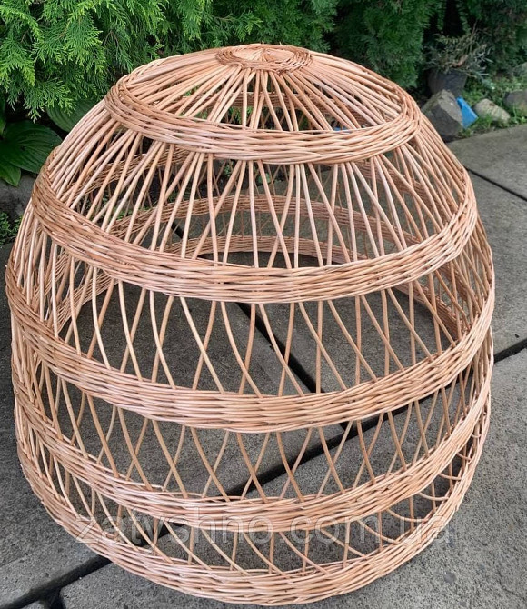 Плетеная абажур люстра из лозы Киев - изображение 1