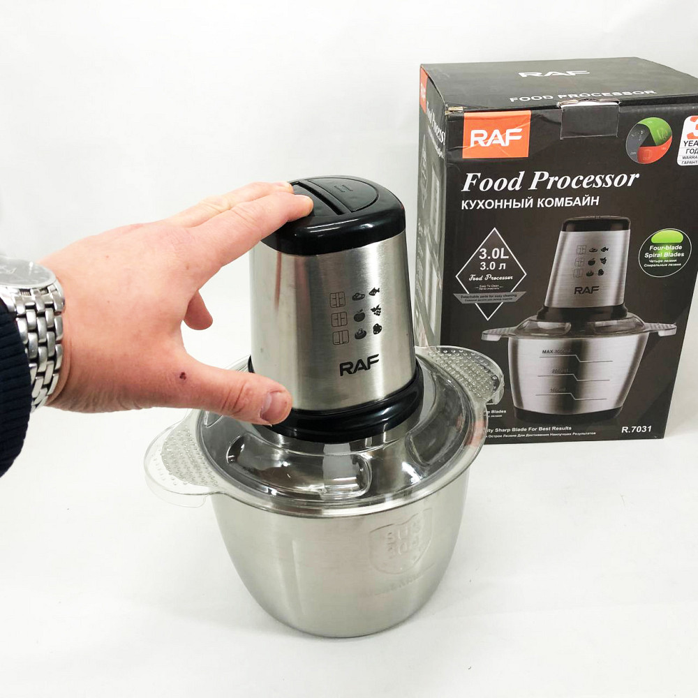 Измельчители для дома RAF, Стационарный блендер с большой чашей для фарша, Кухонный чоппер IH-94 Львов - изображение 14