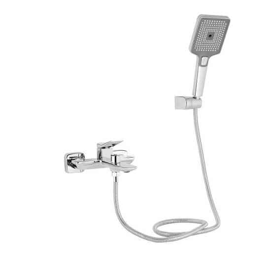 Змішувач для ванни з душовим гарнітуром Qtap Presto QTPRE259CRM45574 Chrome Харків