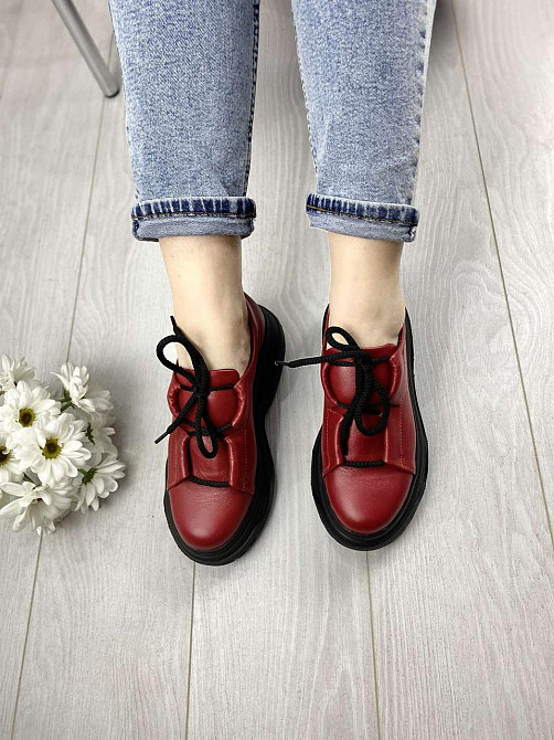 TWO STEPS Туфлі жіночі TWO STEPS 1603 червоні (весна-осінь, шкіра натуральна) (3379) лише 37р. Коломия - фото 2