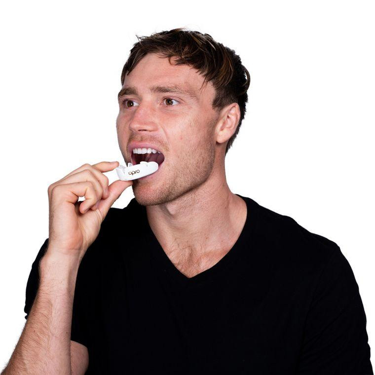 Капа боксерська OPRO Junior Bronze White (art.002185006) Кам'янське - фото 8