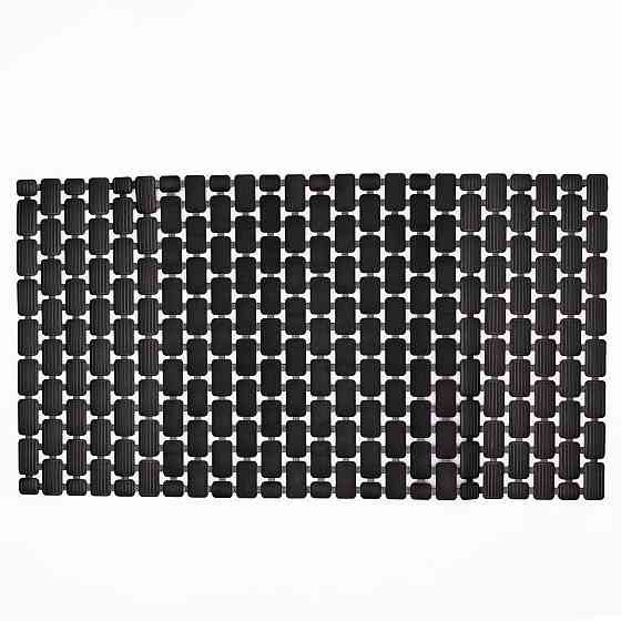 Коврик для душа из поливинилхлорида на присосках 73×40 см Черный HP-42-8B Киев