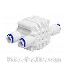 Клапан отсечной четырехходовой  1/4"QC х 4; QCSV-1. Харків