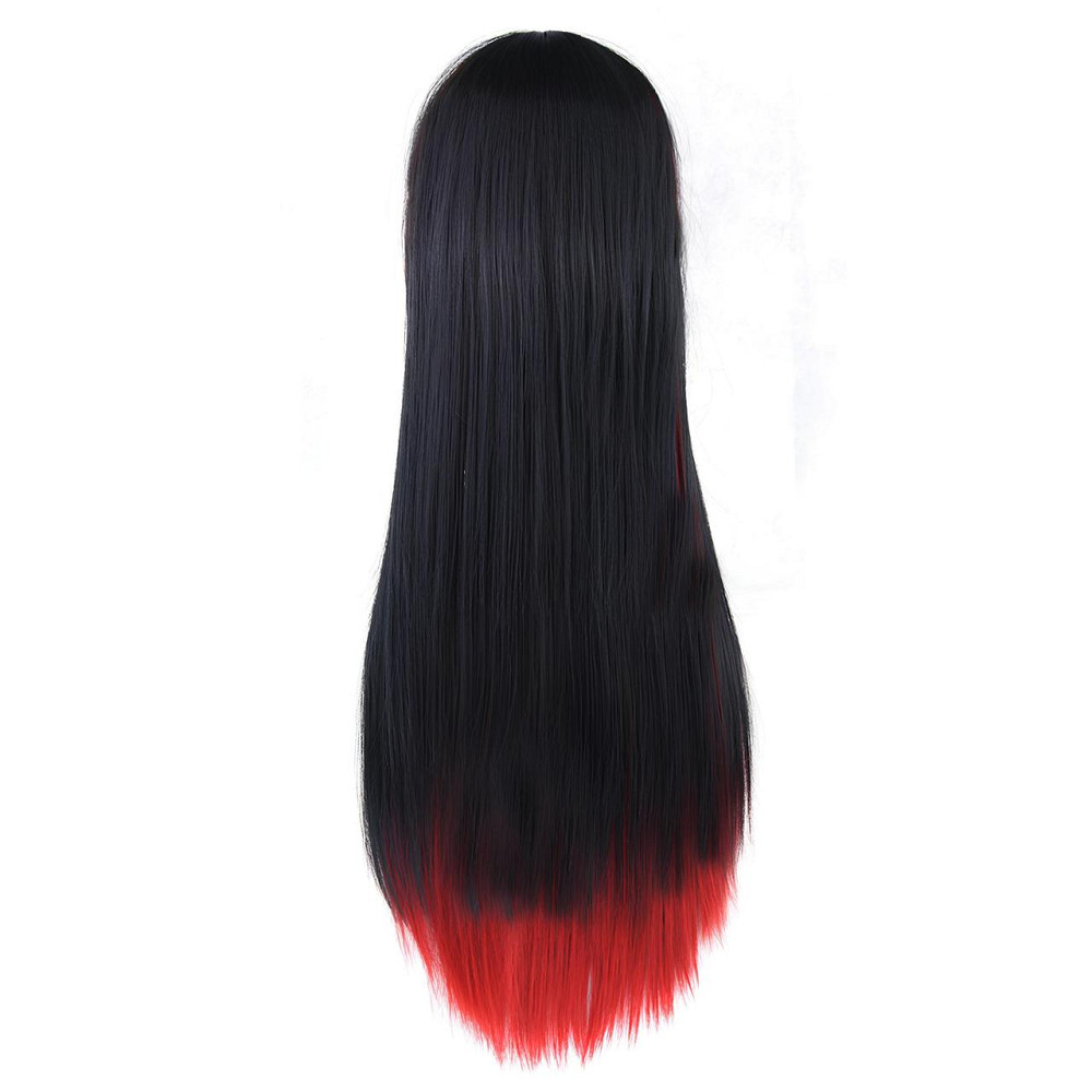 Довгі вогняні перуки RESTEQ 70 см — пряме синтетичне волосся для косплею, аніме, фотосесій та тематичних заходів Київ - фото 3