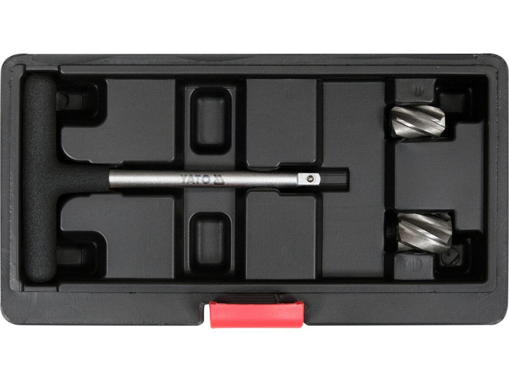 Фрези для гнізд датчиків ABS YATO, з тримачем- 1/4", Ø= 15х23 і 18х23 мм, кпл. 3 елем. [50] Одеса - фото 1