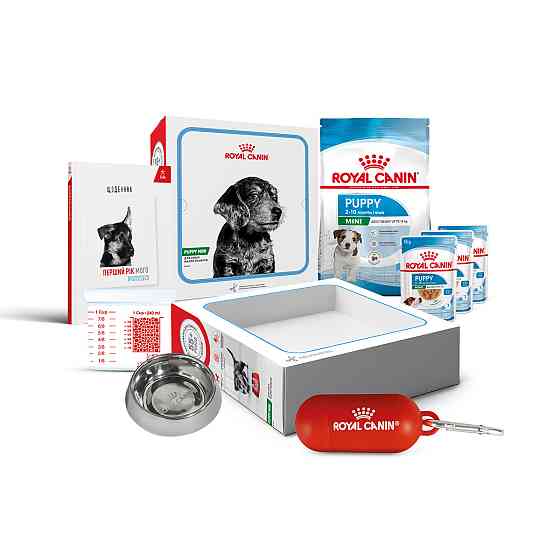 Перший набір для цуценят ROYAL CANIN MINI PUPPY 2 кг + вологий корм 0.085 кг (3 шт.) Київ
