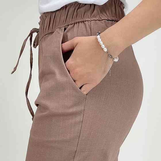 Вкорочені штани з кишенями "Street" оптом | Норма Капучіно, 46 Київ