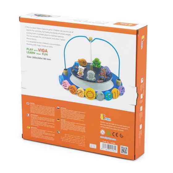 Дерев'яня гра-балансир Viga Toys Космос (44580) Харьков