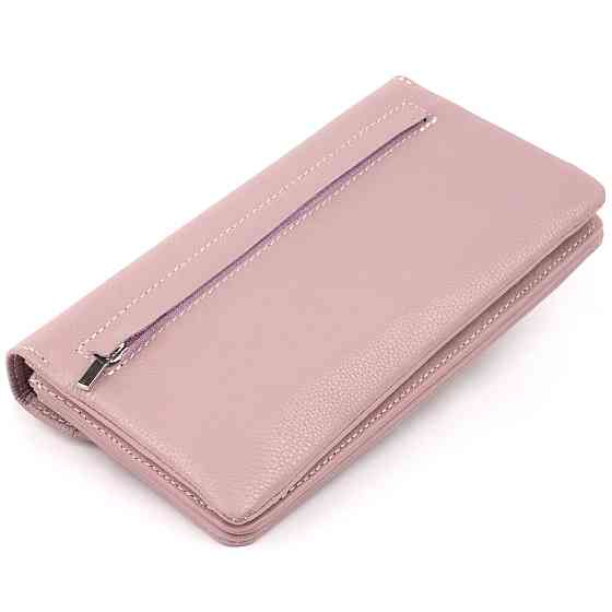 Клатч из кожи женский Лиловый (ST Leather) Киев