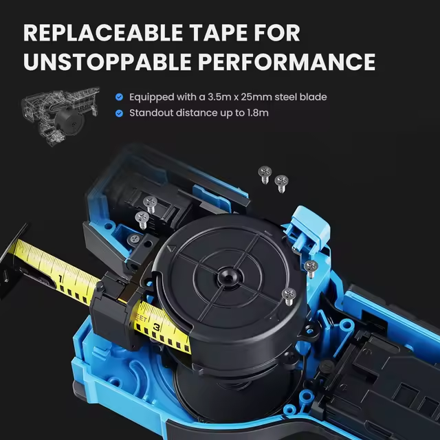 Рулетка лазерная Agegmet Mileseey DTX10 bluetooth Винница - изображение 7