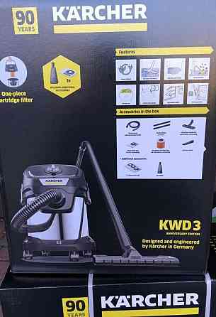 Karcher Пилосос Karcher KWD3/wd3P/wd4/wd5/wd6p. пылесос с розеткой кершер. Харків