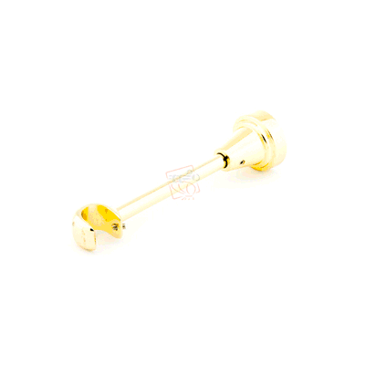 Кронштейн настінний відкритий (відступ 14 см, колір золото) 16 мм Бровари