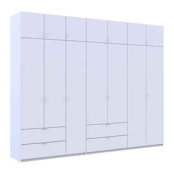 Шафа для одягу Doros Лукас Біла 3+4 ДСП 300х50х240 DRS-011688 (42005130) Львів