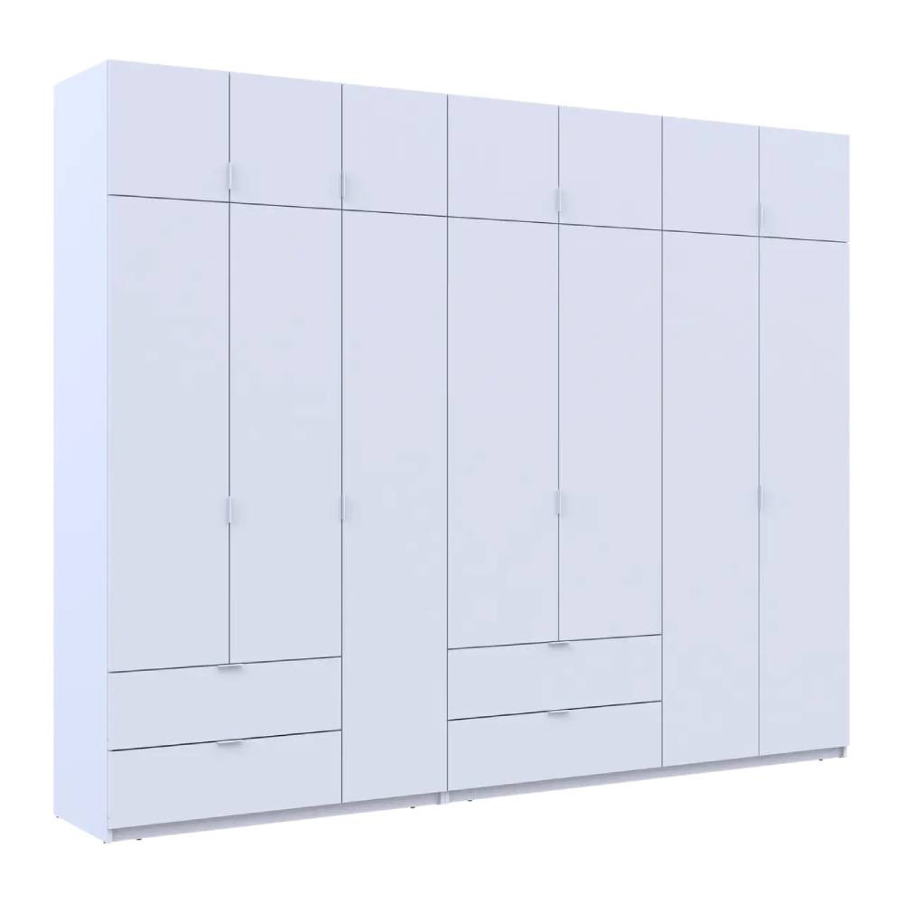 Шафа для одягу Doros Лукас Біла 3+4 ДСП 300х50х240 DRS-011688 (42005130) Львів - фото 6