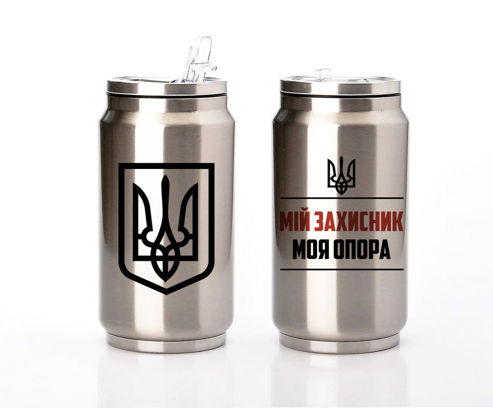 Термос у вигляді банки "Сoca-Cola" 250мл " Мій захисник" Одеса - фото 1