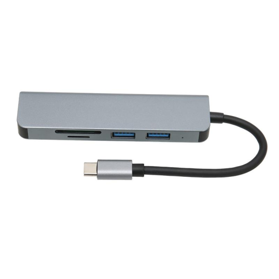 Концентратор Ashata usb c hub, usb hub 5 в 1 Луцк