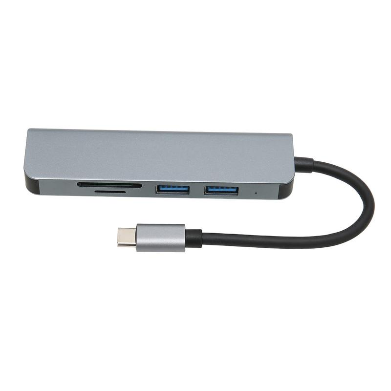 Концентратор Ashata usb c hub, usb hub 5 в 1 Луцк - изображение 1