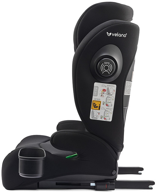 Автокрісло VELANO Forza 2 в 1 i-Size 100–150 см, ISOFIX, black Київ - фото 3