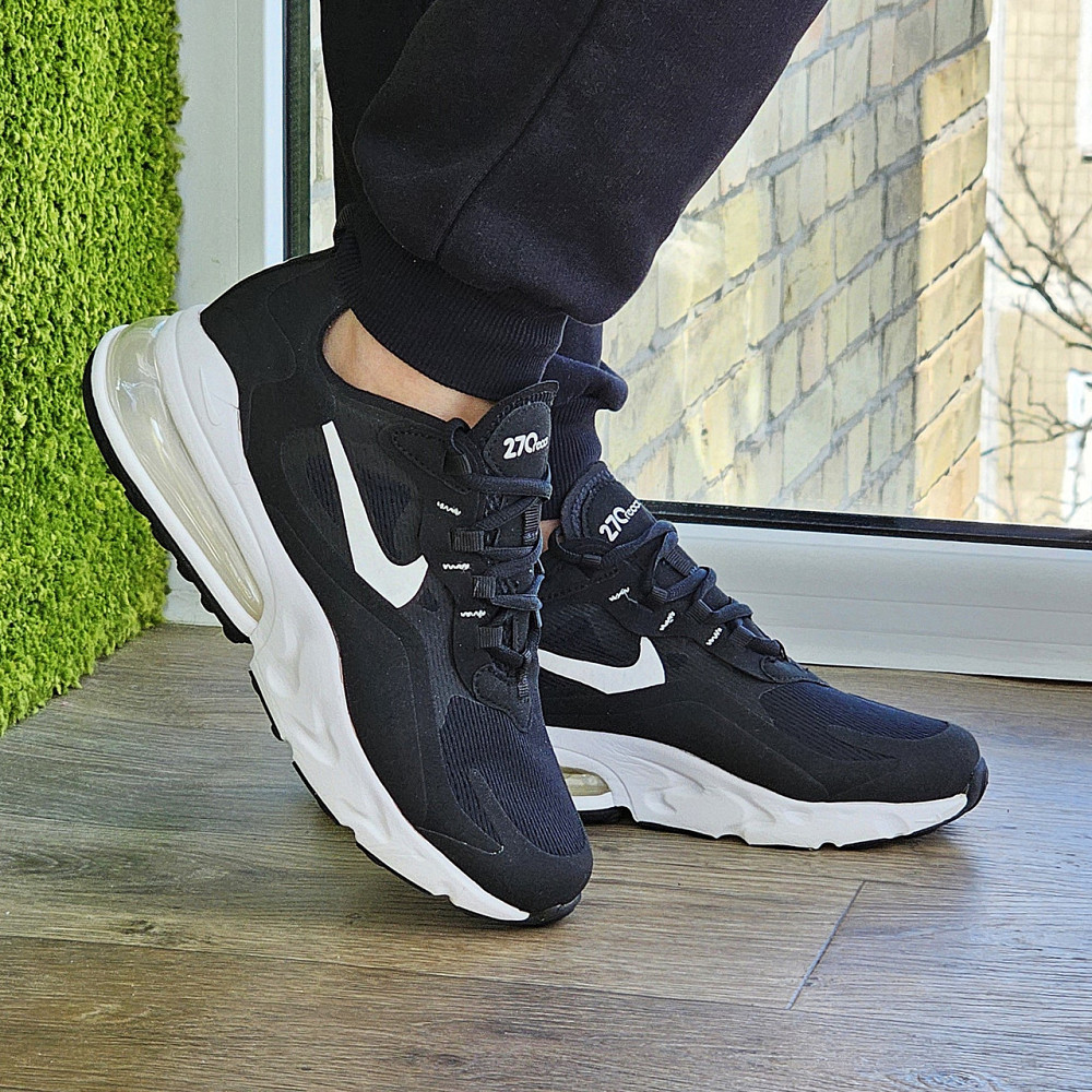 Кроссовки Nike 270 Сеточка Мужские Черные Найк с Амортизацией Летние (размеры: 41,42,43,44,45) Видео Обзор Днепр - изображение 5