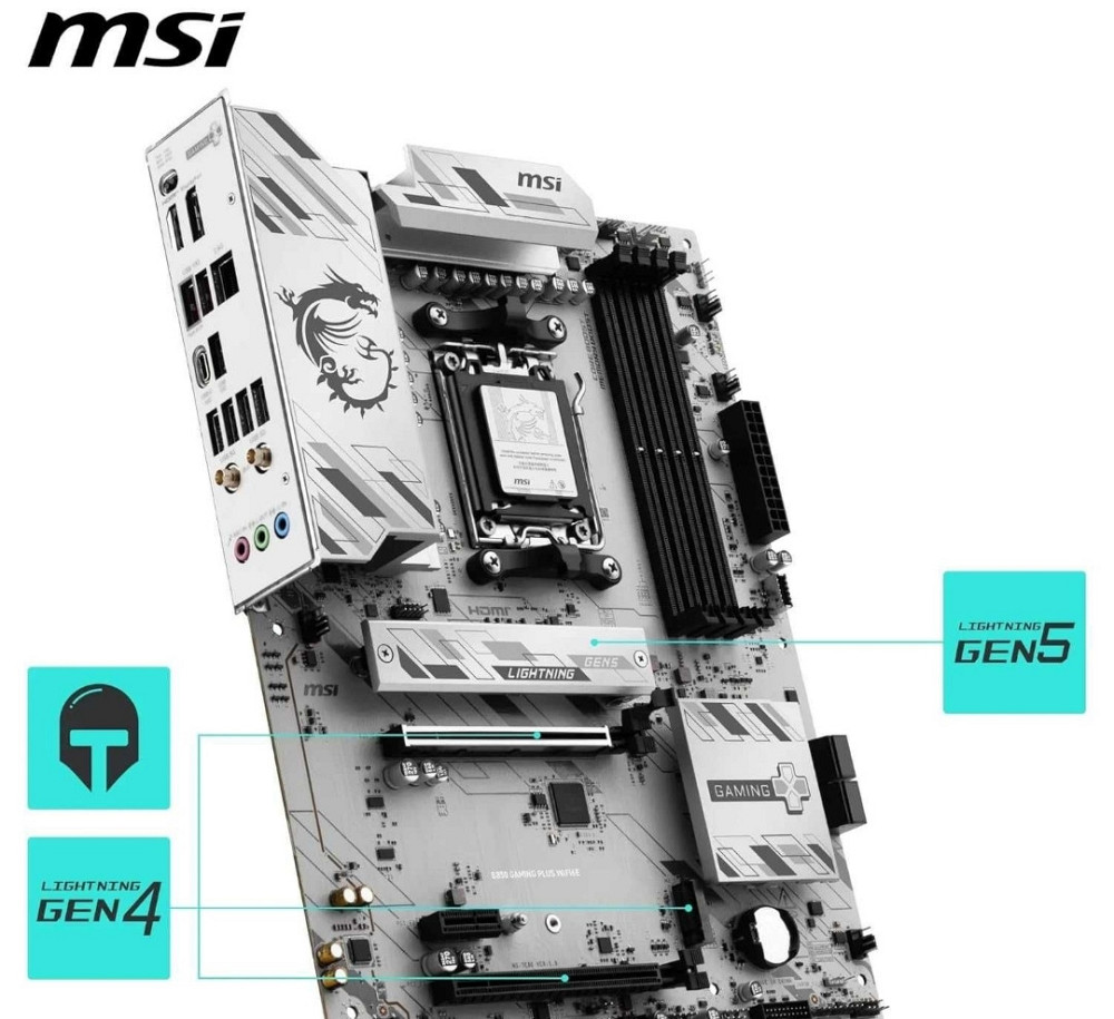 Материнская плата MSI B850 GAMING PLUS WIFI 1 шт. NEW! Харьков - изображение 3