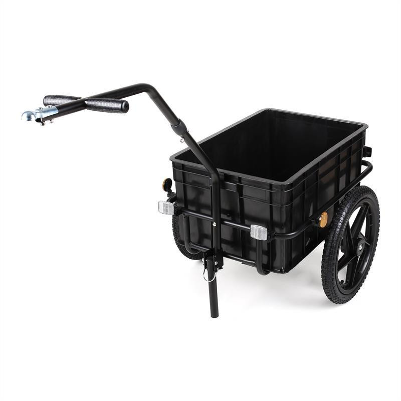 Big Black Mike Bicycle Trailer Load High Drawbar 70L Black Black (Германия, читать описание) Ровно - изображение 4