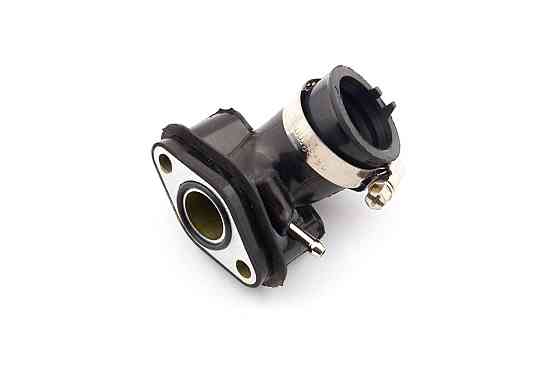 Патрубок карбюратора (коллектор) скутер 4 Т китай 50 (силиконовый, черный) Мукачево