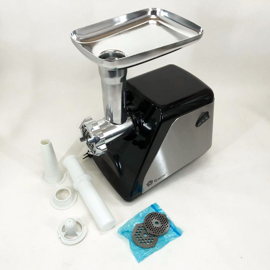 М'ясорубка для професійної кухні Domotec, Шнекова електро м'ясорубка 'з 4 насадками SN-71 Львів - фото 12