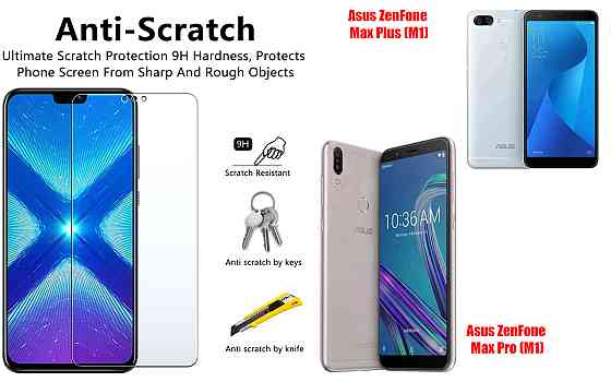 Защитное стекло NeoGlass для Asus ZenFone Max Plus (M1), Max Pro (M1) – ультрапрозрачное и устойчивое Киев