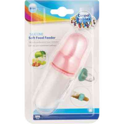 Ніблер Canpol babies силіконовий для годування - рожевий (56/110_pin) Вінниця