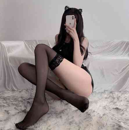 Панчохи жіночі чорні на резинці - розмір універсальний до 3 розміру Київ