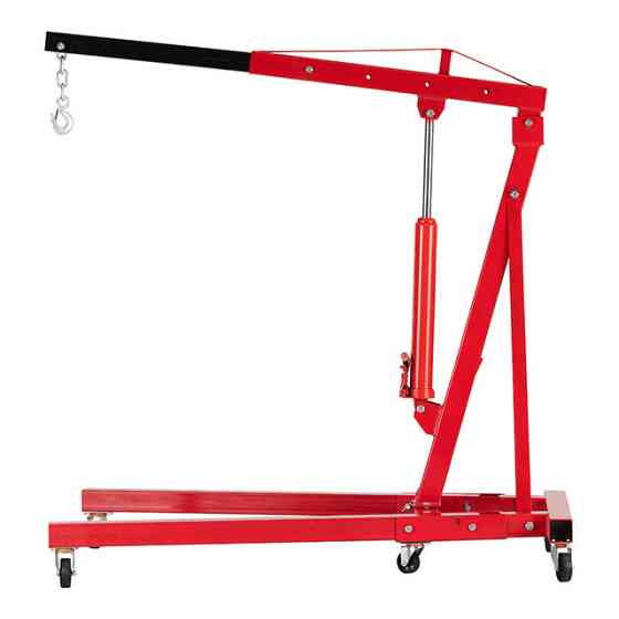 Кран-знімач двигуна гідравлічний підкатний 1 т INTERTOOL GT0807 Киев