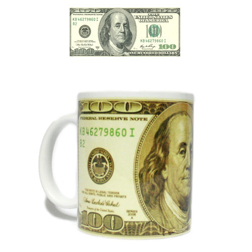 Чашка керамическая 100 долларов Киев - изображение 1